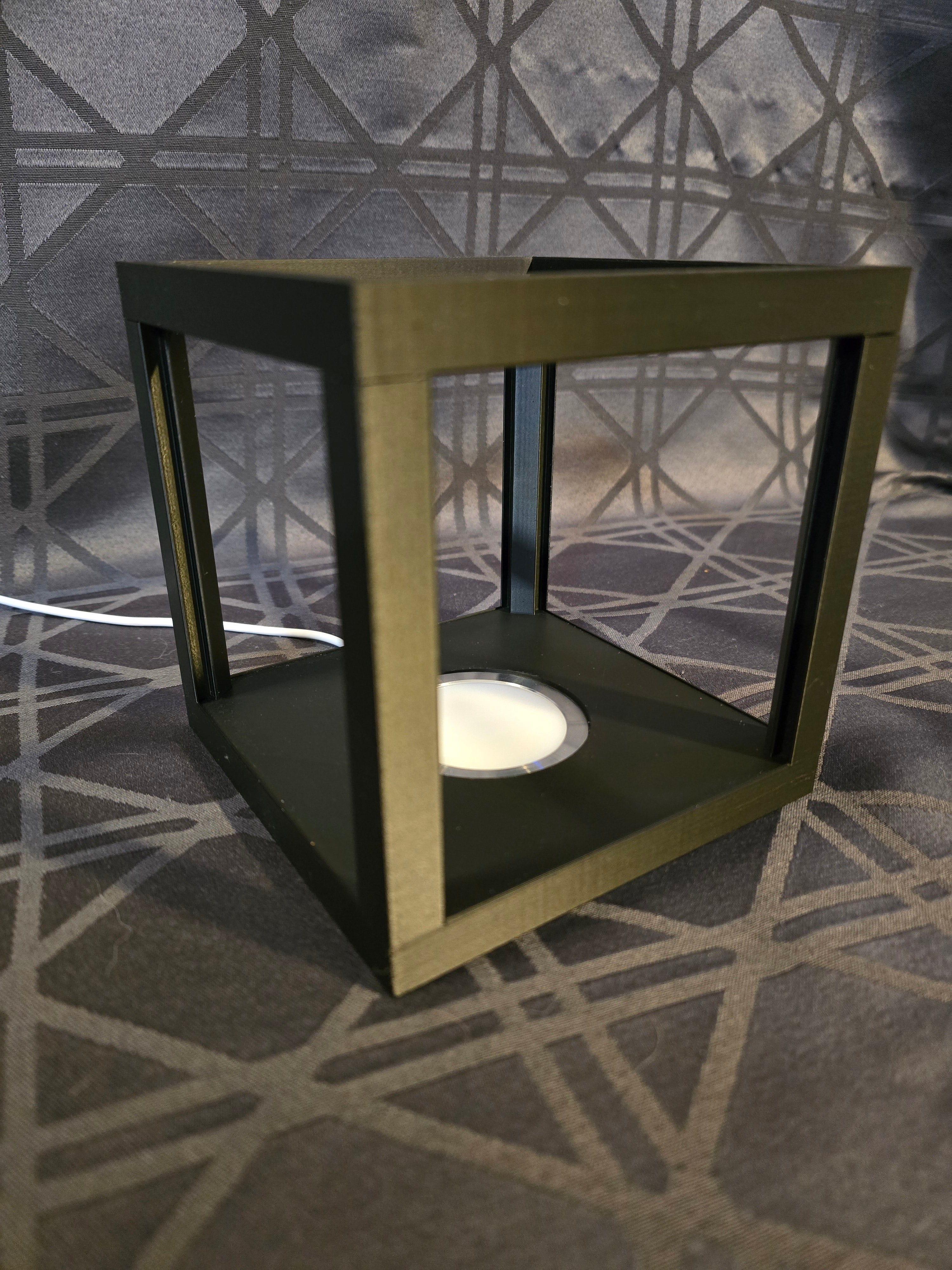 3D Printed Lithophane Lamp - Interchangeable Holiday LED Light Art