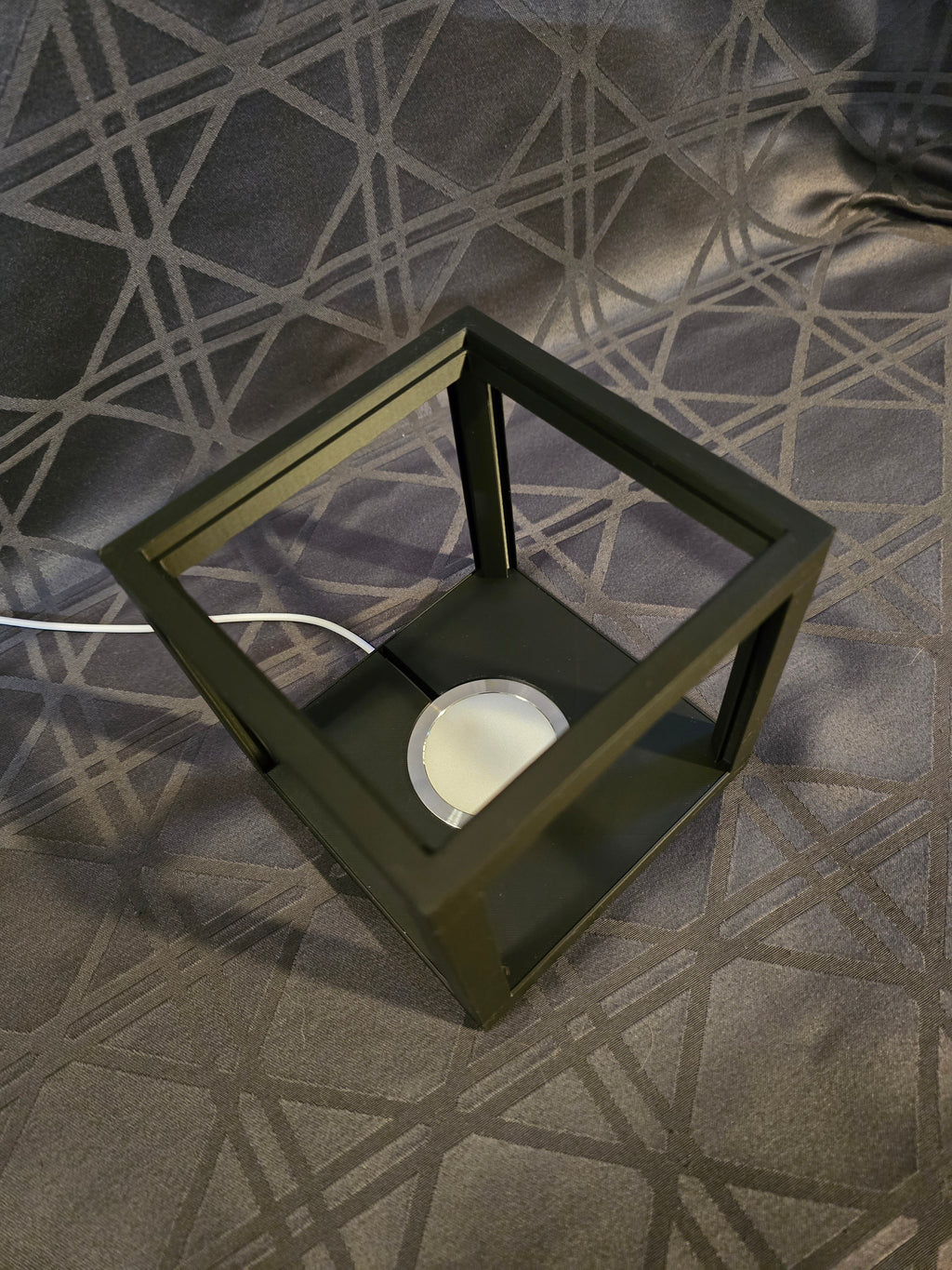 3D Printed Lithophane Lamp - Interchangeable Holiday LED Light Art
