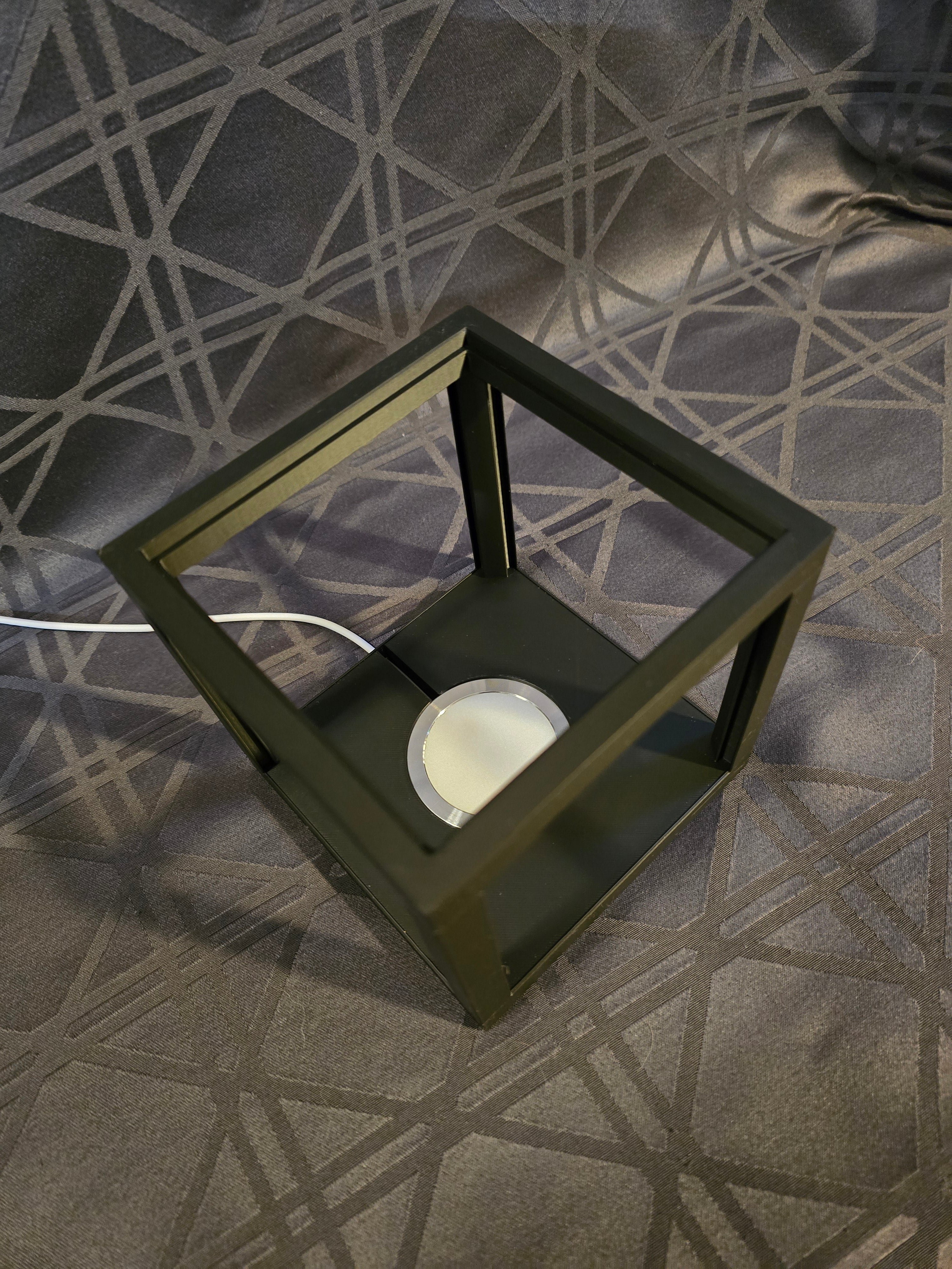 3D Printed Lithophane Lamp - Interchangeable Holiday LED Light Art