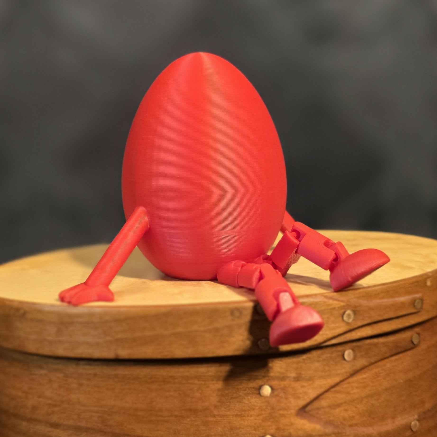 Eggstatic Shelf Buddy - 3D Printed Egg Shelf Organizer & Easter Decor