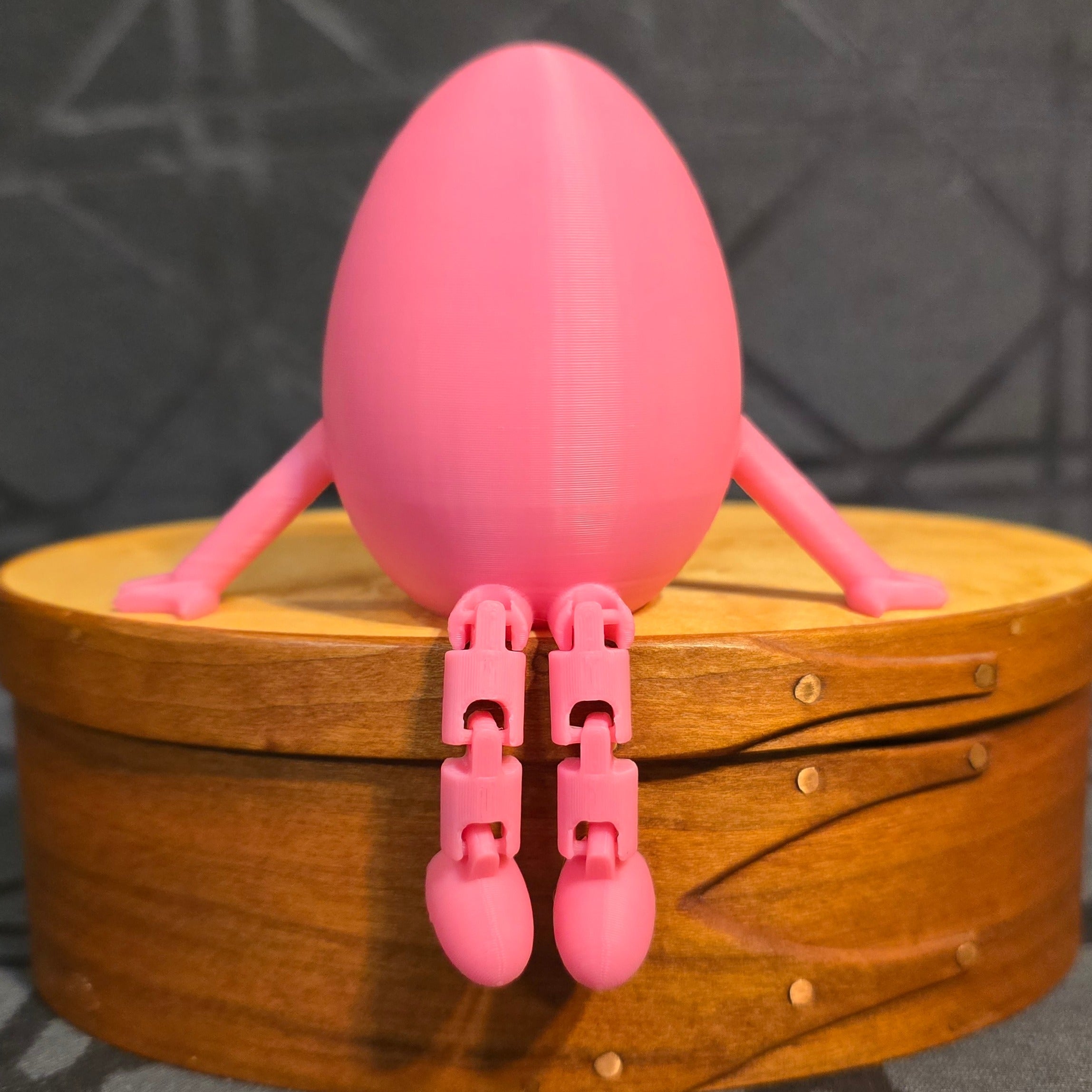 Eggstatic Shelf Buddy - 3D Printed Egg Shelf Organizer & Easter Decor