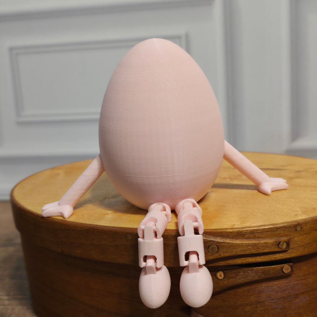 Eggstatic Shelf Buddy - 3D Printed Egg Shelf Organizer & Easter Decor