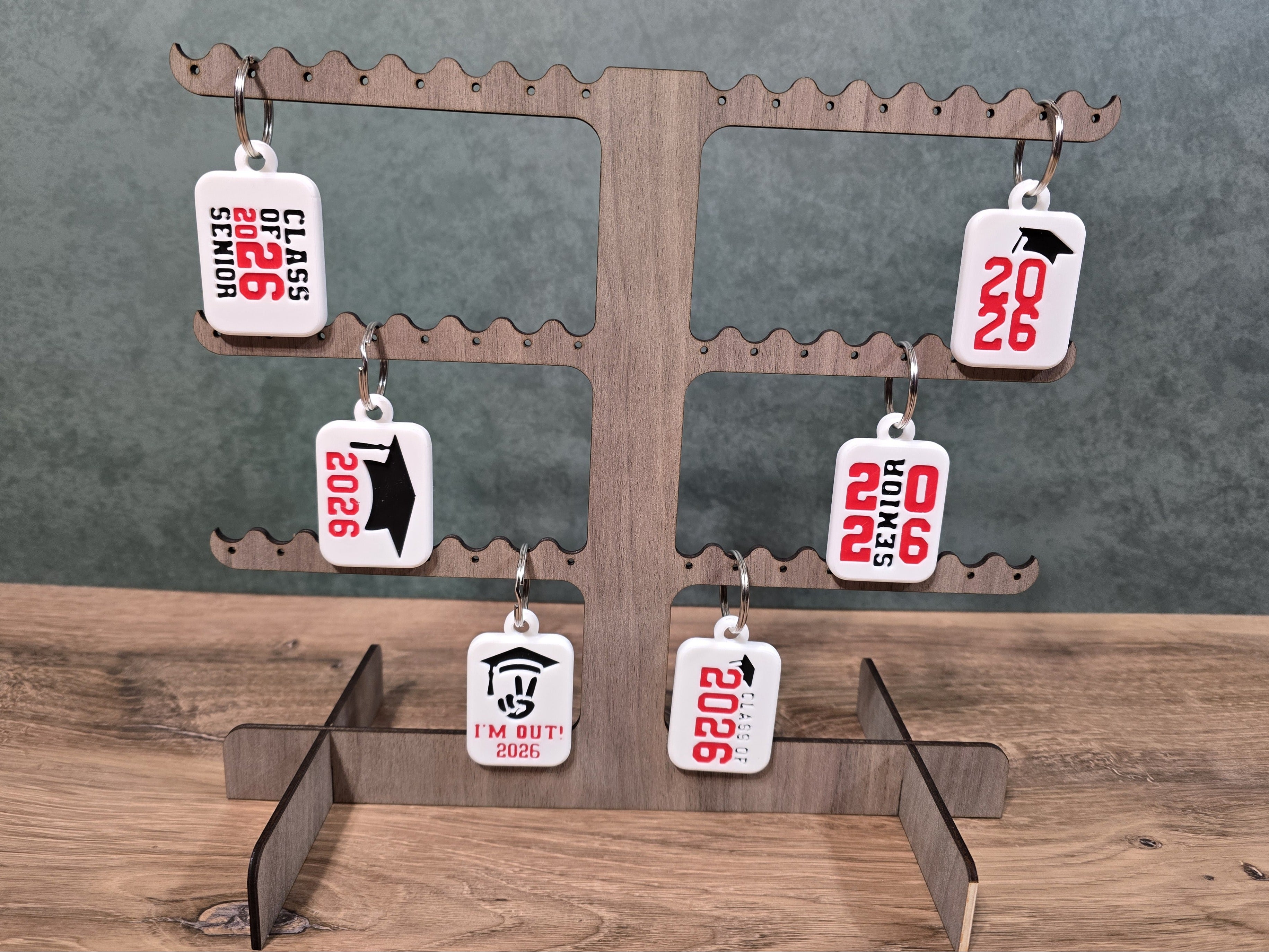 2026 Graduate Keychain - 3D Printed Personalized Graduation Gift