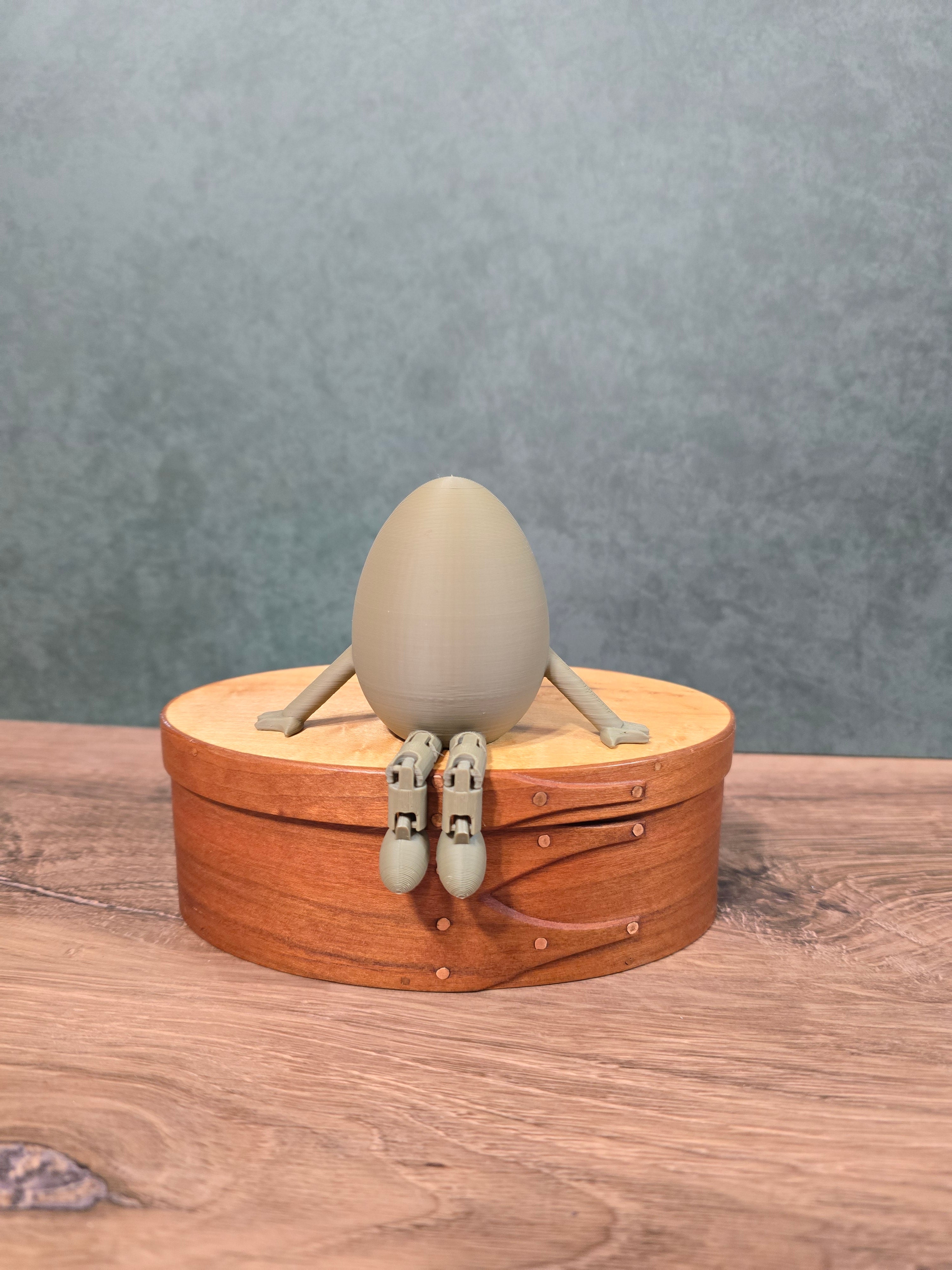 Eggstatic Shelf Buddy - 3D Printed Egg Shelf Organizer & Easter Decor