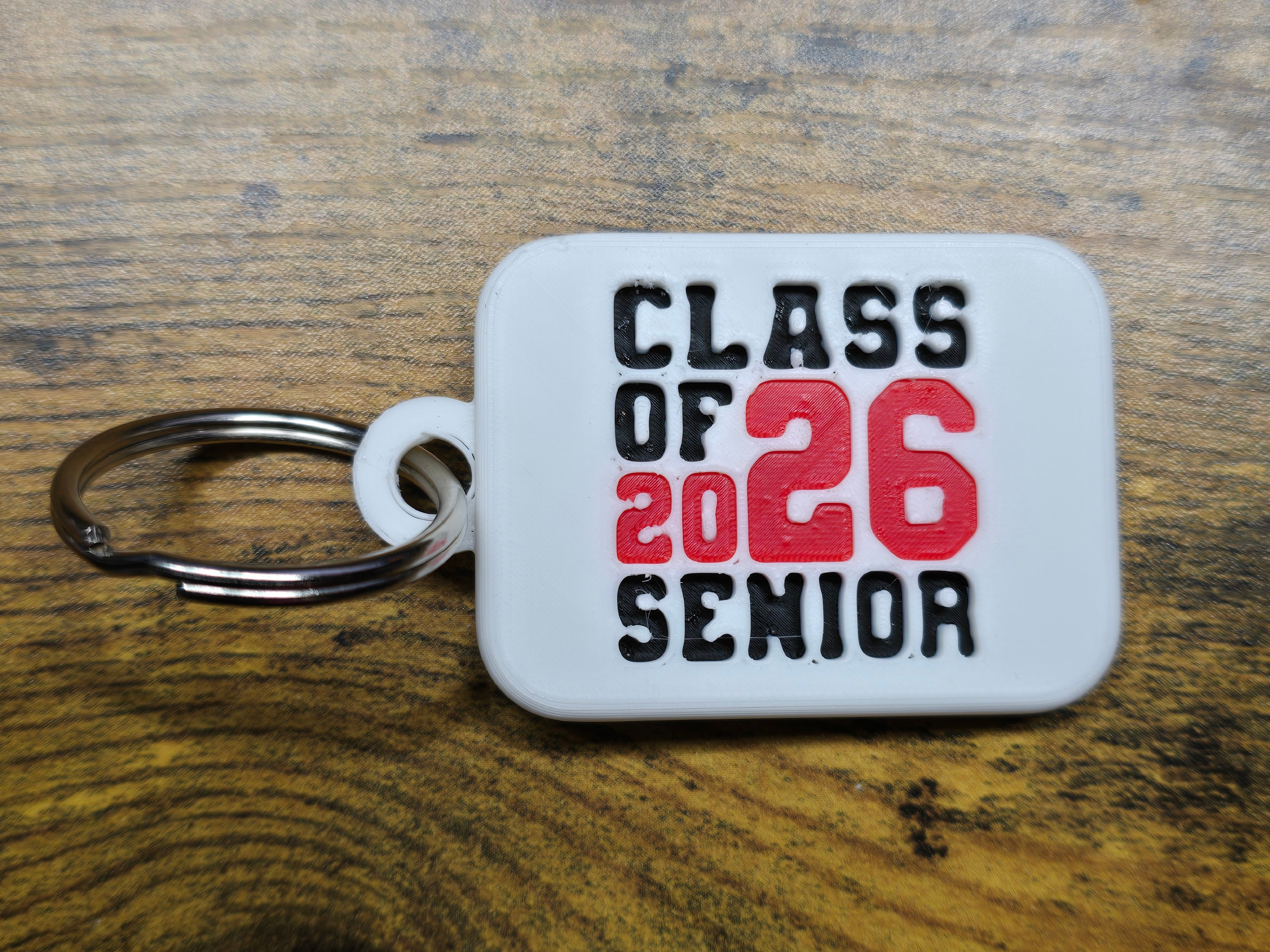 2026 Graduate Keychain - 3D Printed Personalized Graduation Gift