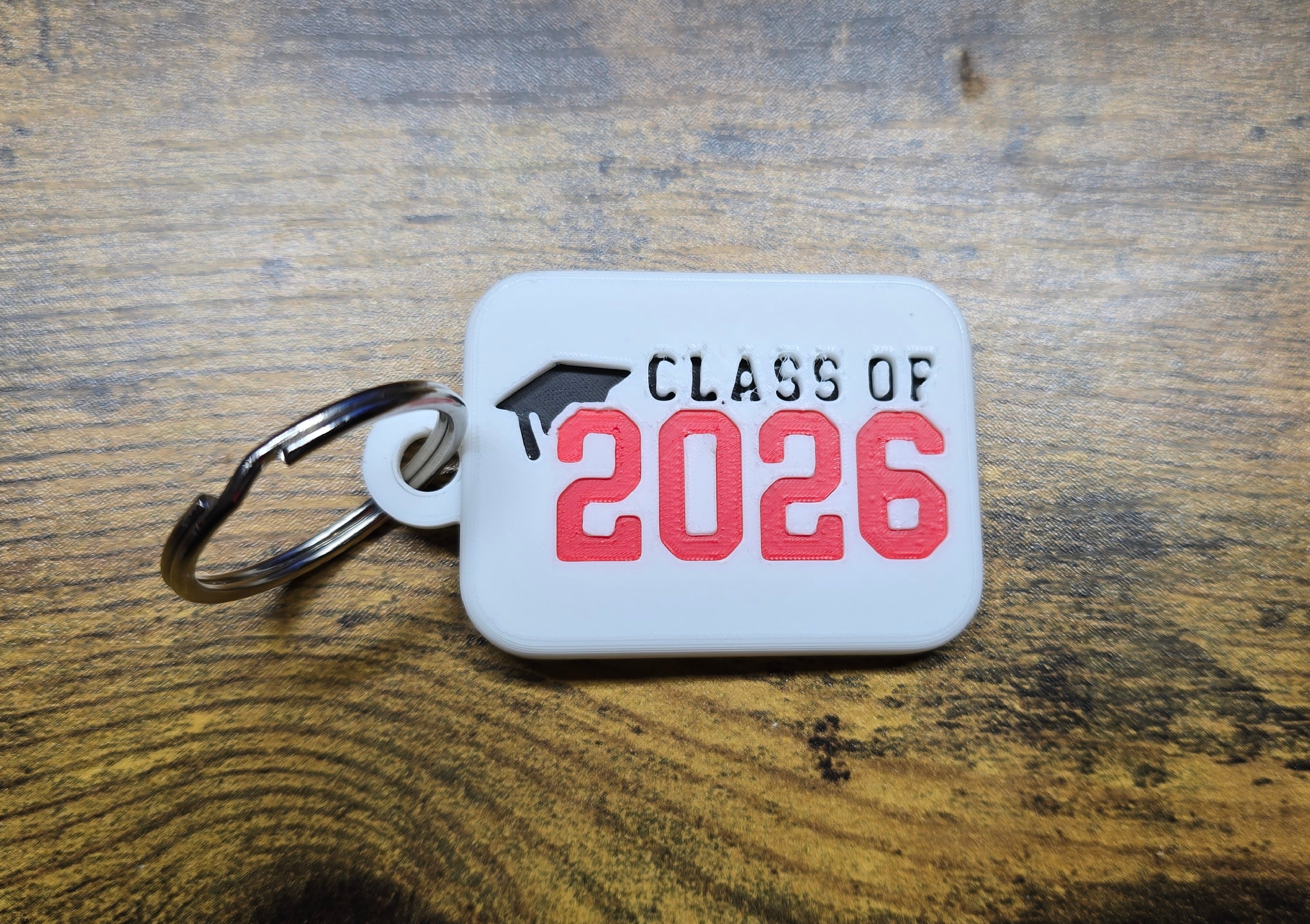 2026 Graduate Keychain - 3D Printed Personalized Graduation Gift