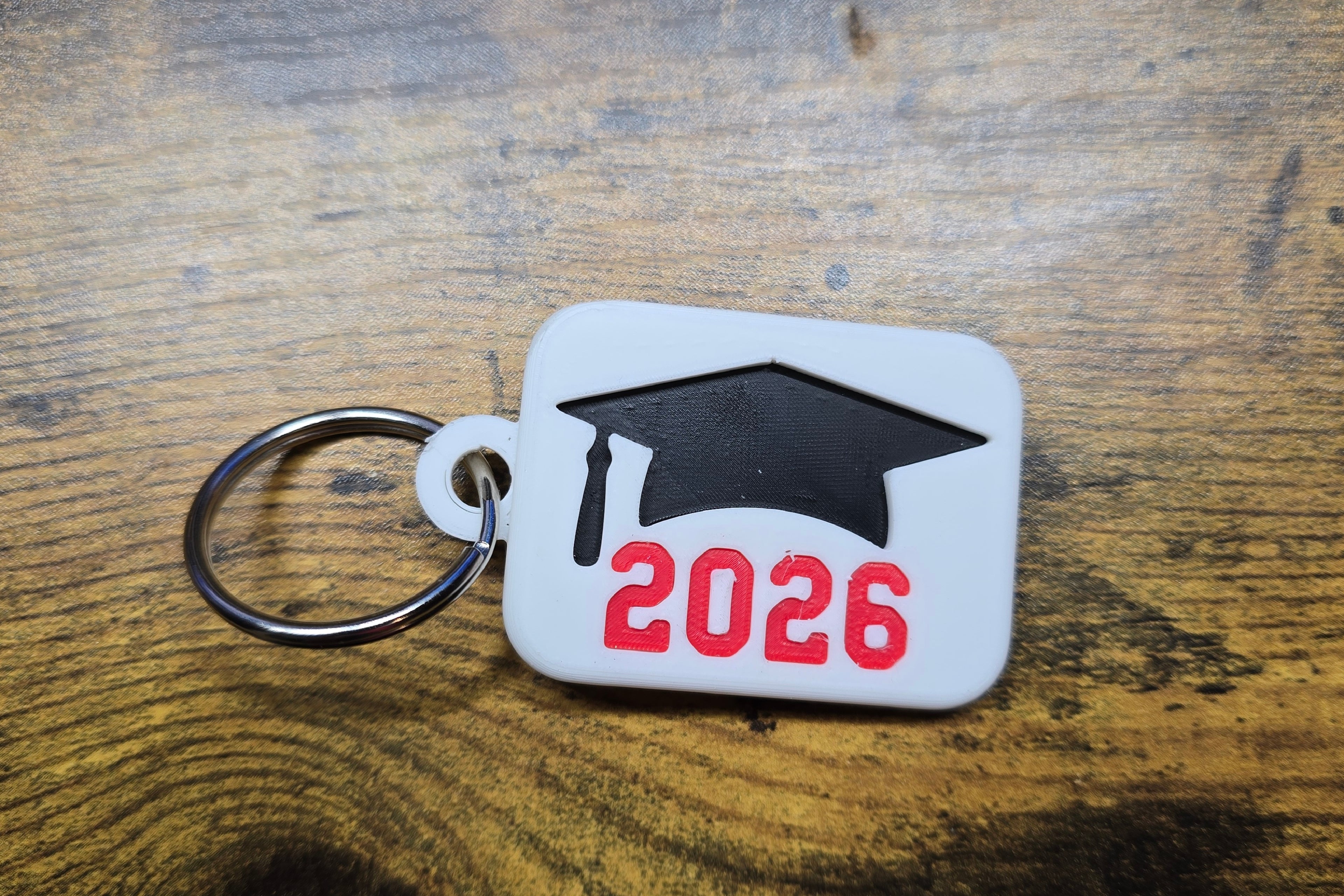 2026 Graduate Keychain - 3D Printed Personalized Graduation Gift
