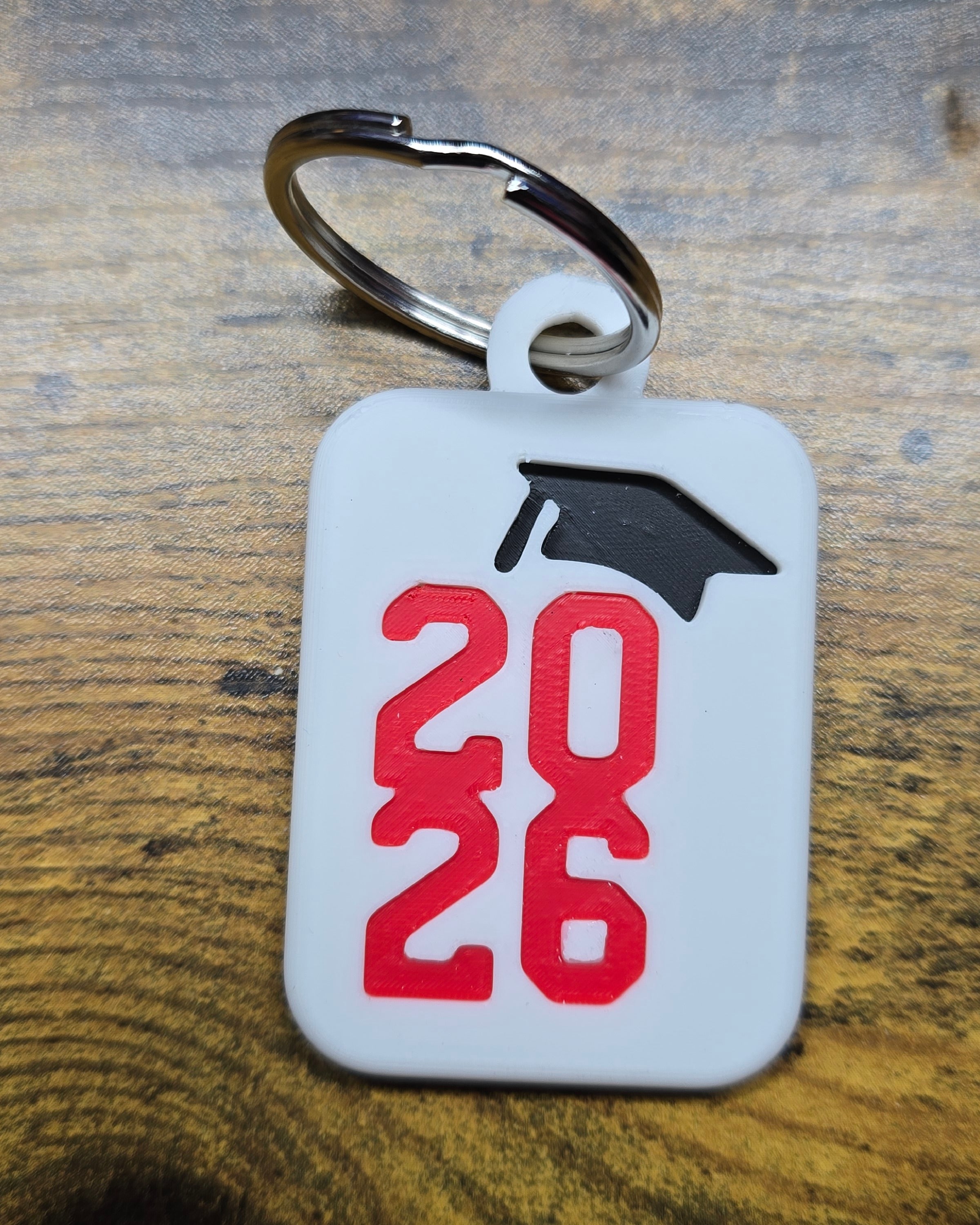 2026 Graduate Keychain - 3D Printed Personalized Graduation Gift