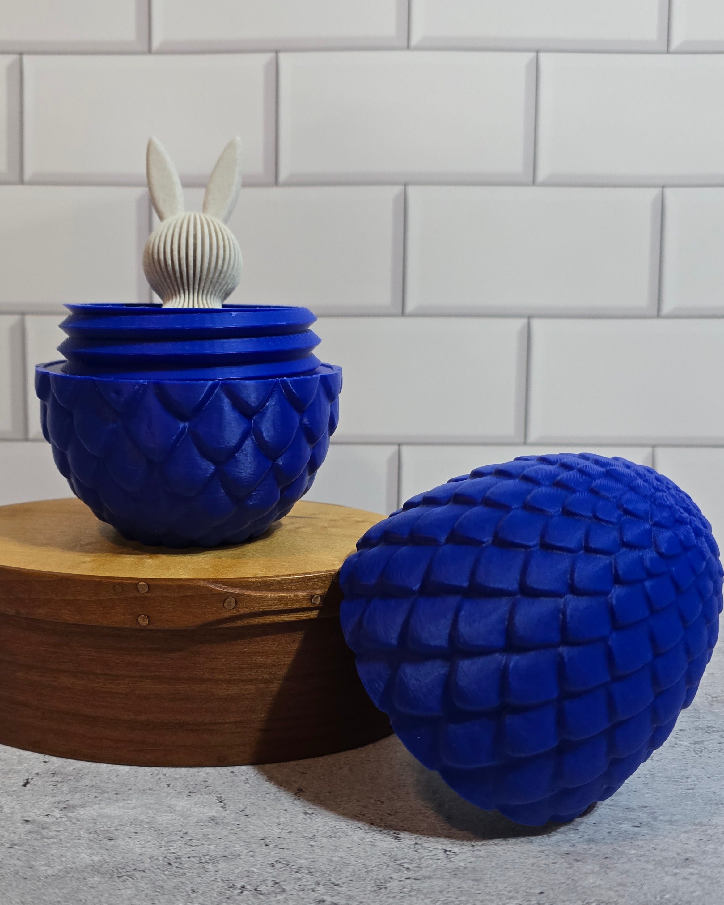 Bunny Shelf Buddy - 3D Printed Articulated Bunny Home Decor