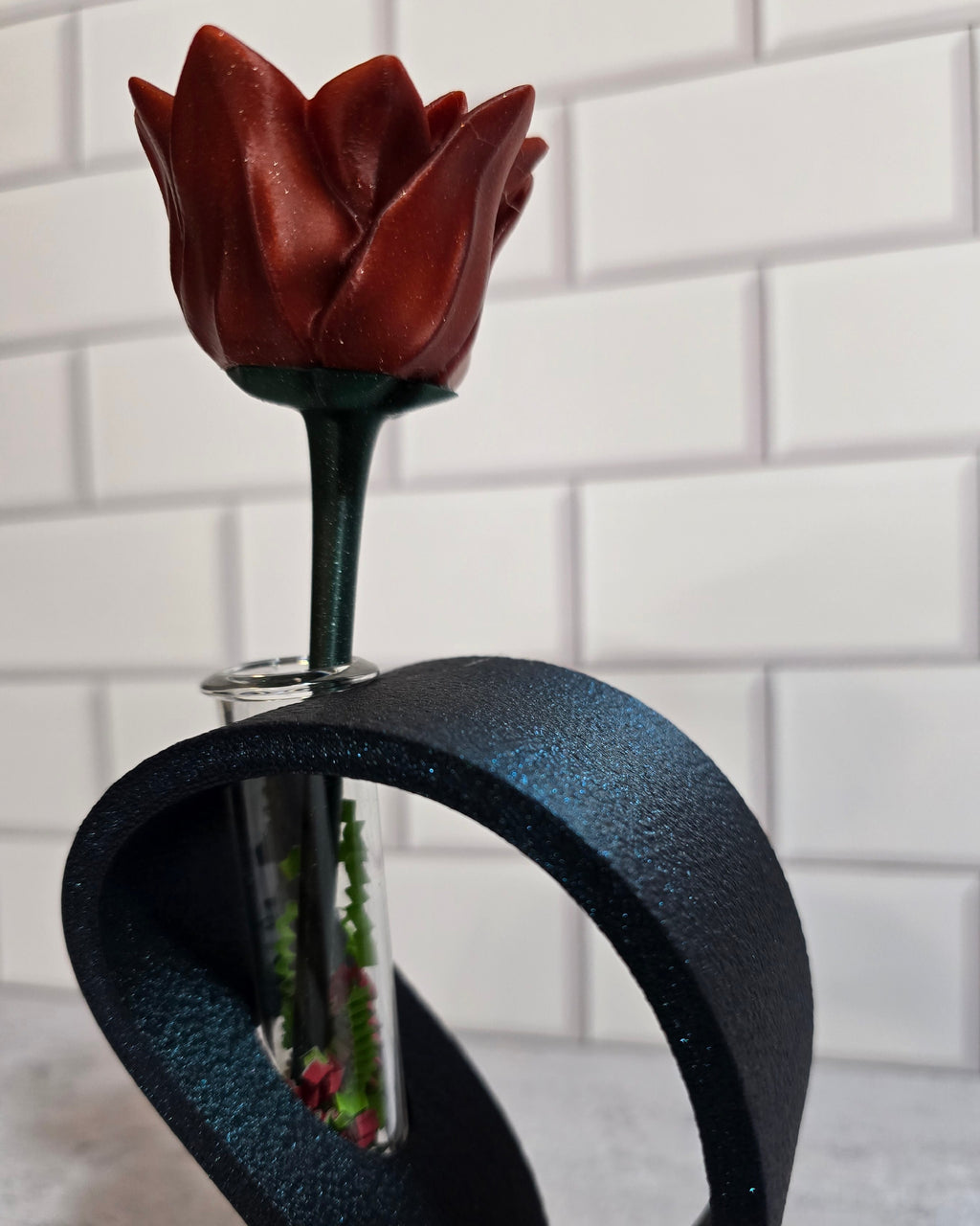 3D Printed Rose That Never Dies - Permanent Artificial Flower Decor