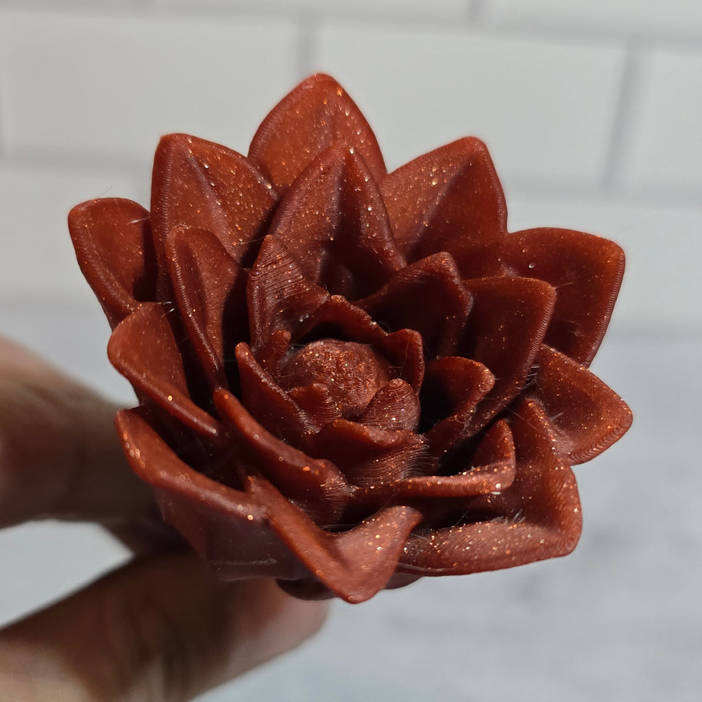 3D Printed Rose & Vase Bundle - Eternal Flower Home Decor