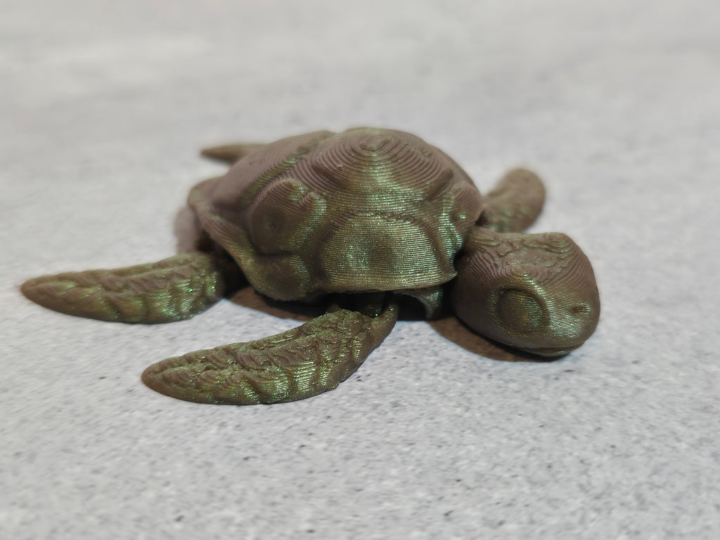 Articulated Turtle & Medium Egg Bundle - Custom Color Easter Gift