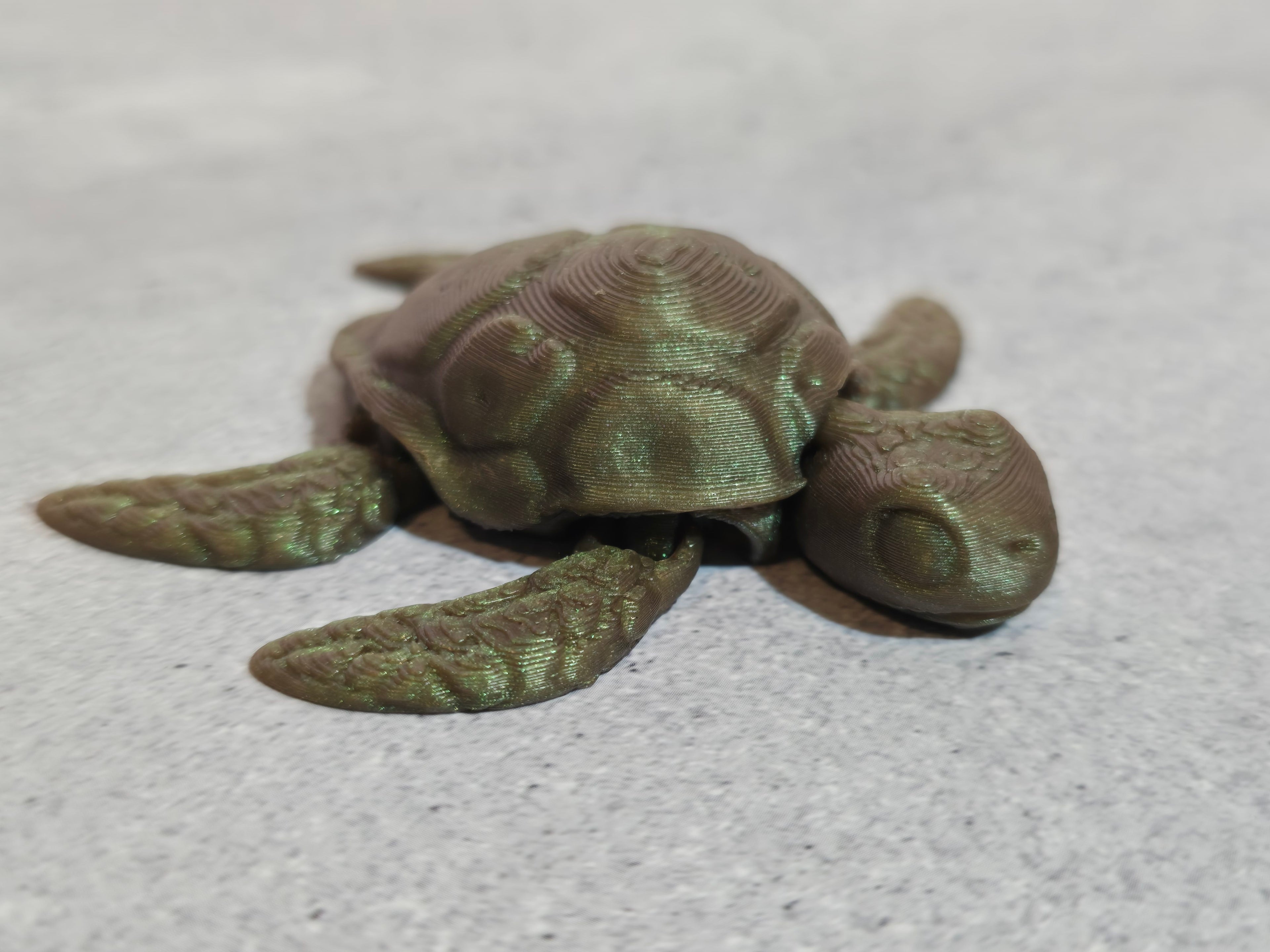 Articulated Turtle & Medium Egg Bundle - Custom Color Easter Gift