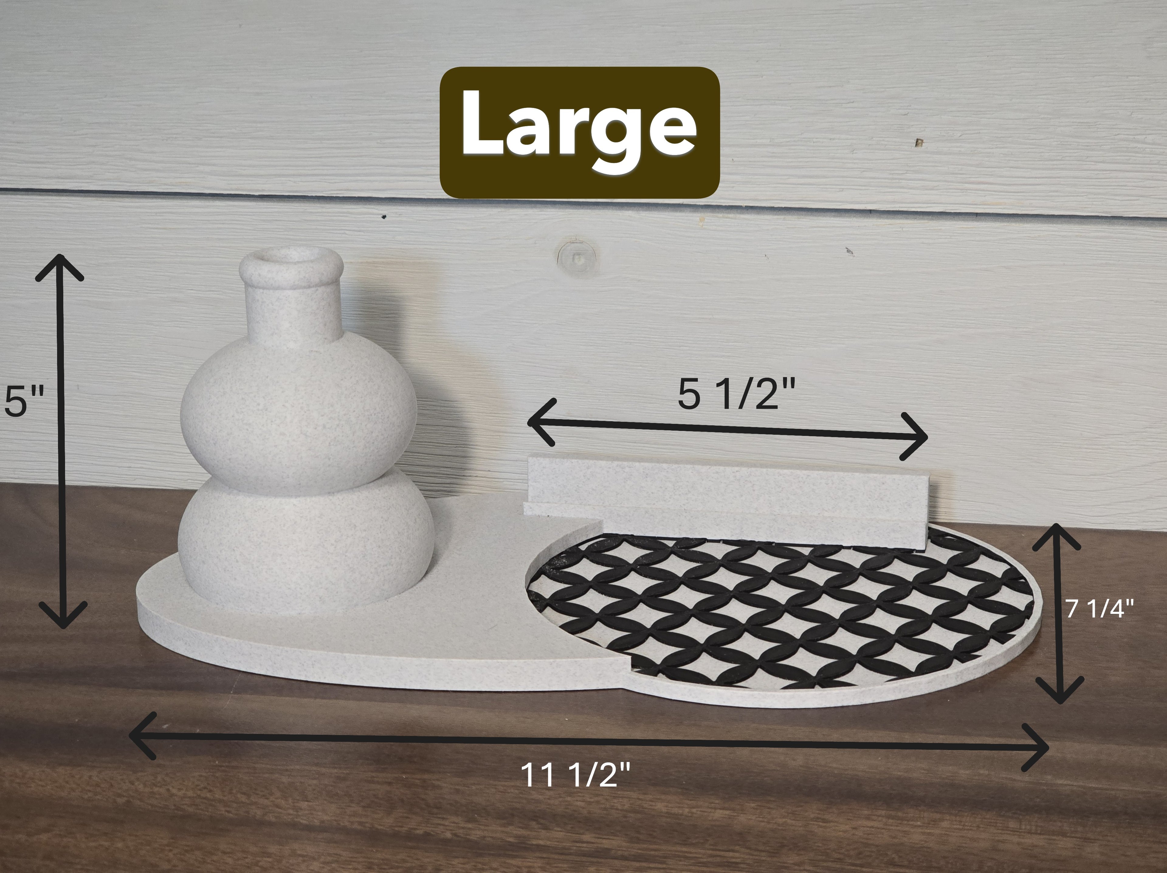 3D Printed Flower Stand with Photo & Postcard Holder