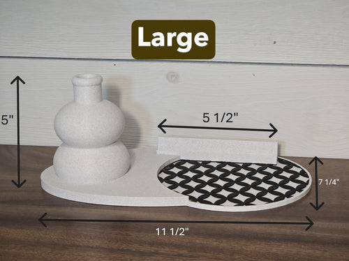 3D Printed Flower Stand with Photo & Postcard Holder