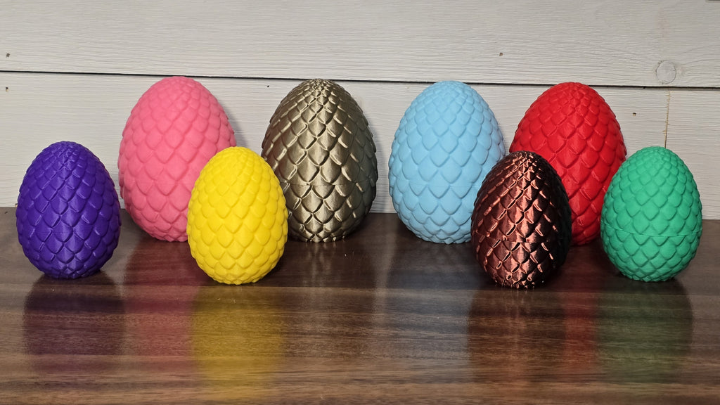 3D Printed Hollow Easter Eggs - Fillable Surprise Eggs in 3 Sizes