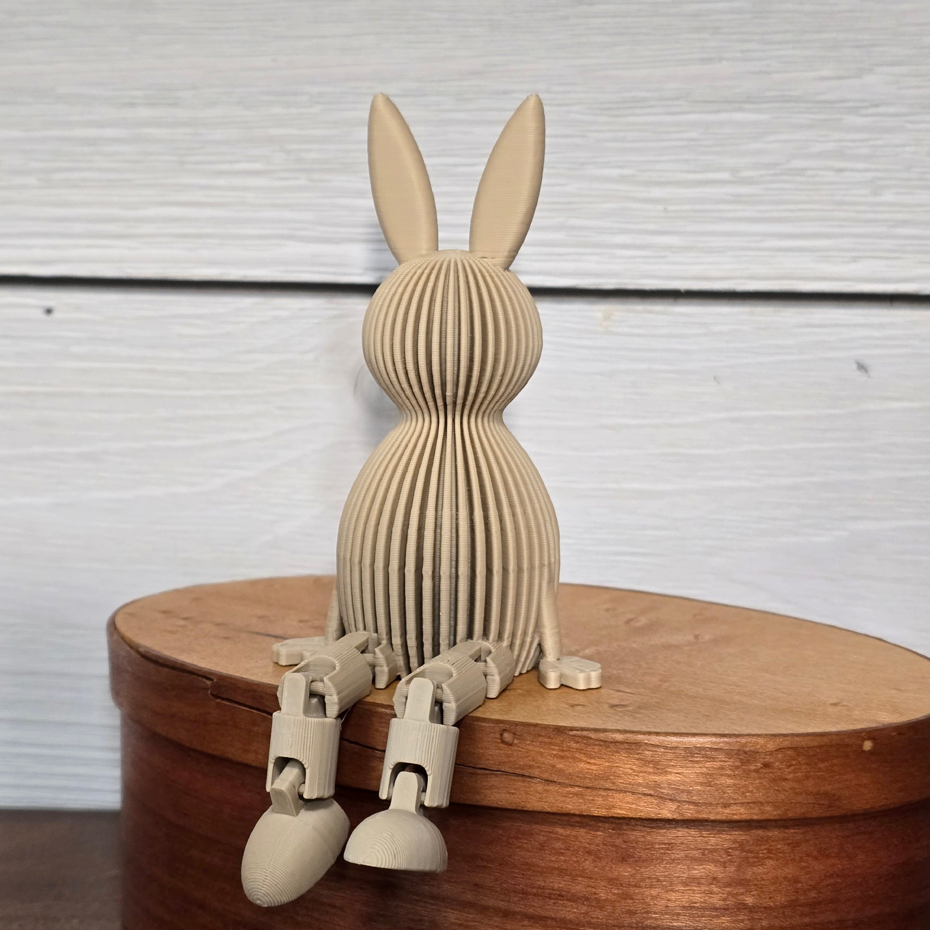 Bunny Shelf Buddy - 3D Printed Articulated Bunny Home Decor
