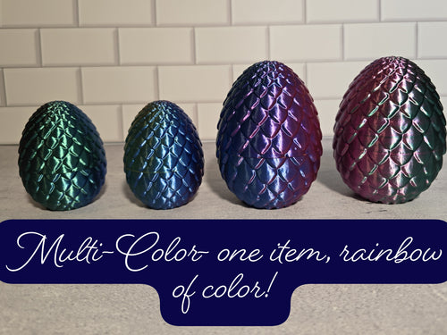 3D Printed Hollow Easter Eggs - Fillable Surprise Eggs in 3 Sizes