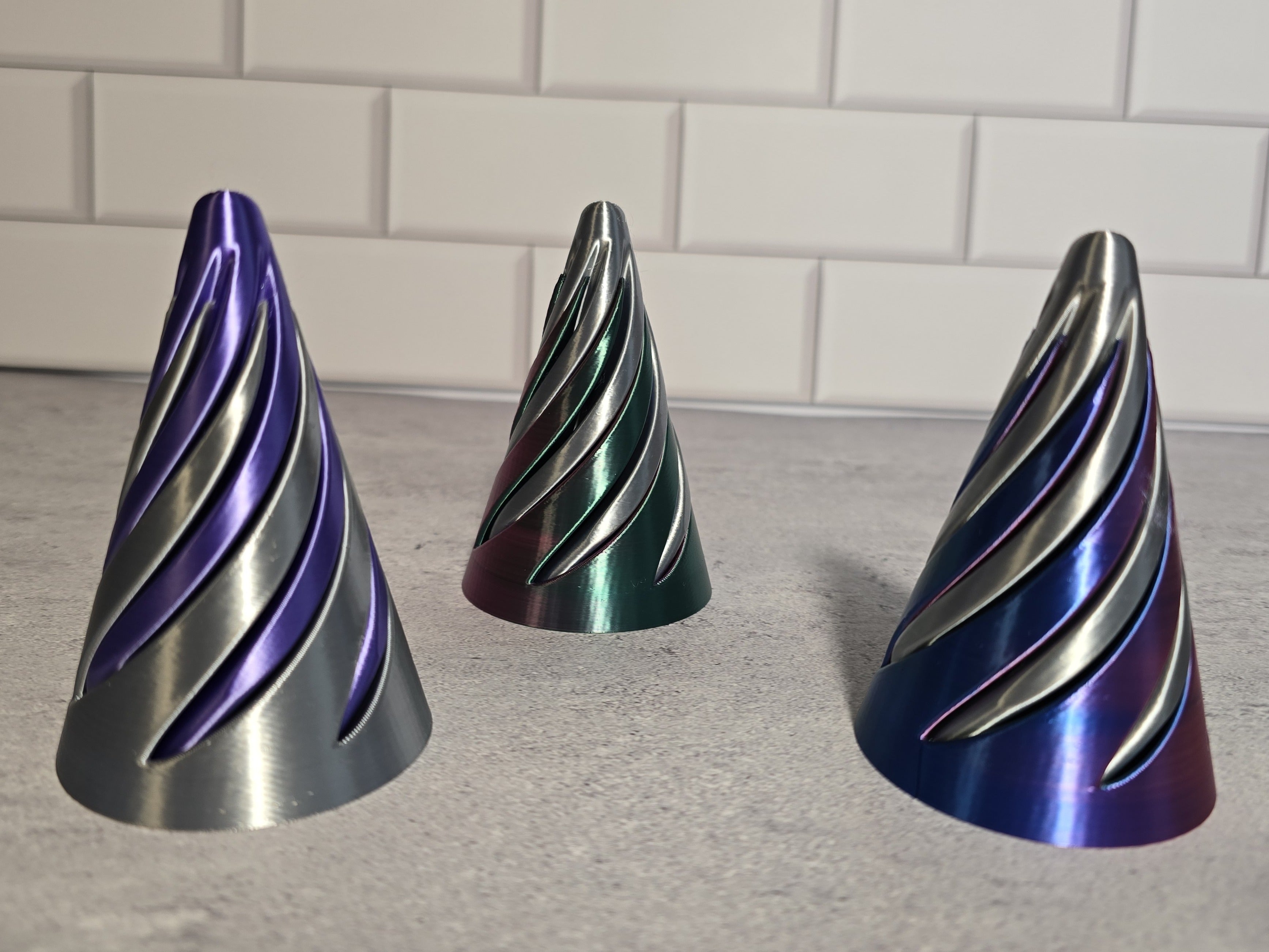 Impossible Cone Passthrough - 3D Printed Fidget Toy for Stress Relief