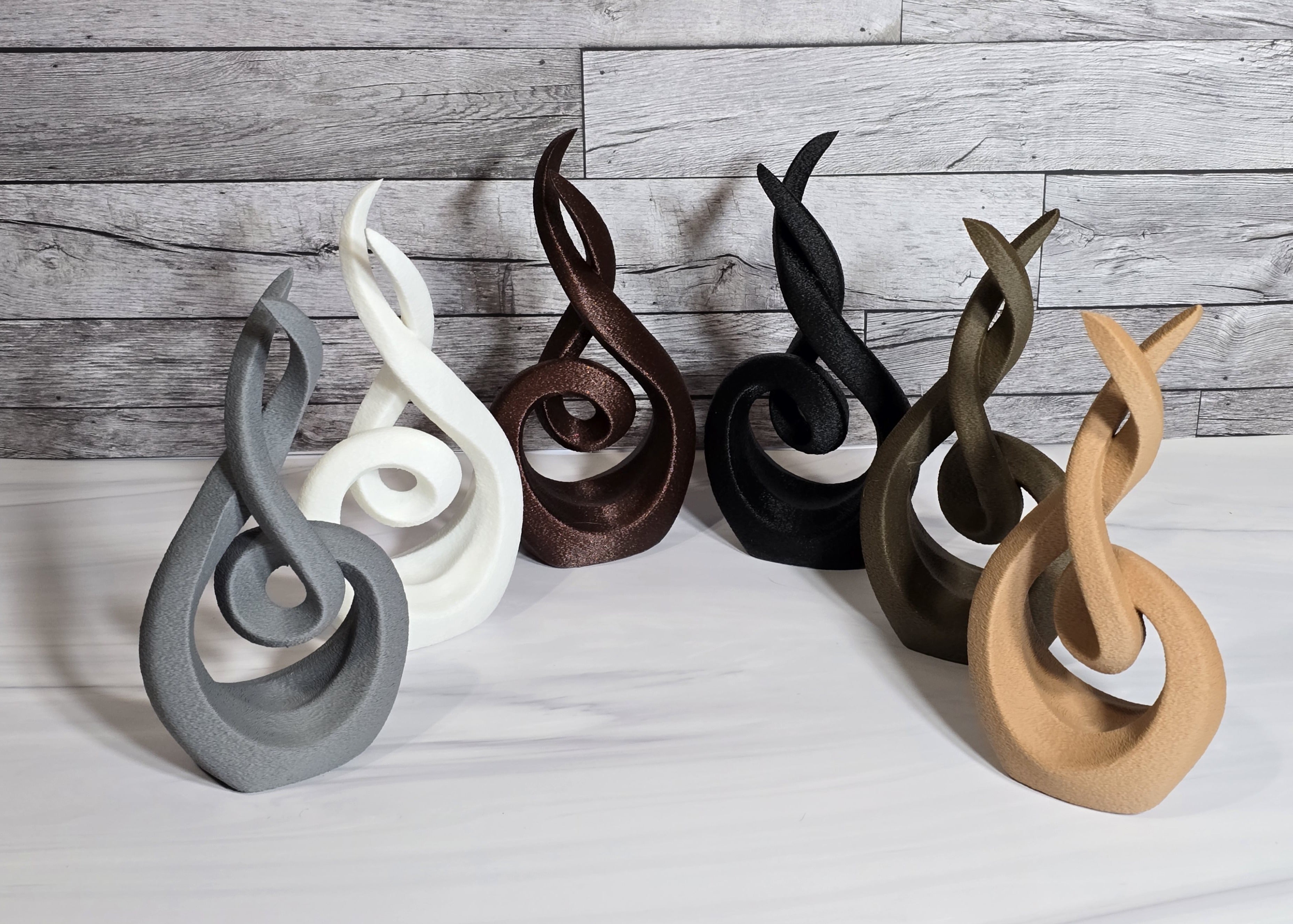 Dancing Queen - 3D Printed Abstract Sculpture Modern Home Decor