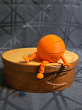 Basketball Shelf Buddy - 3D Printed Sports Decor & Shelf Organizer